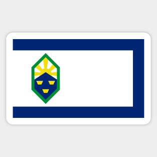 Flag of Colorado Springs Colorado Sticker